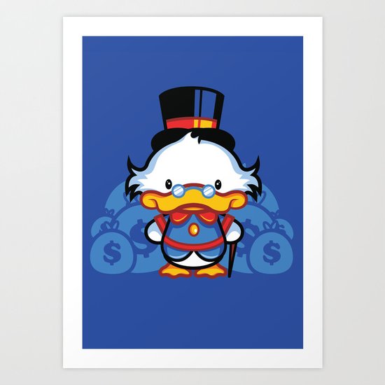 Hello Scroogie Art Print