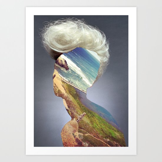 Haircut 3 Art Print