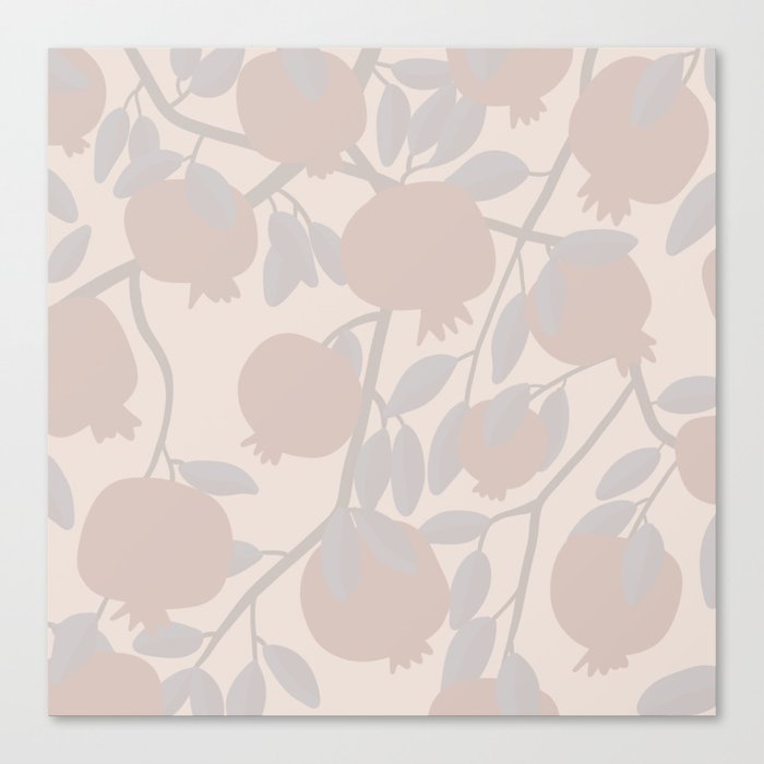 Shade pomegranate tree Canvas Print