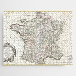 Old map of france Jigsaw Puzzle