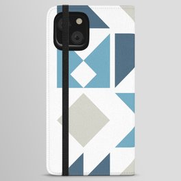Classic triangle modern composition 10 iPhone Wallet Case