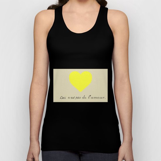 CECI N'EST PAS DE L'AMOUR Unisex Tank Top