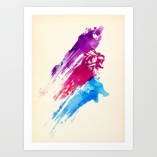 Wild colours Art Print