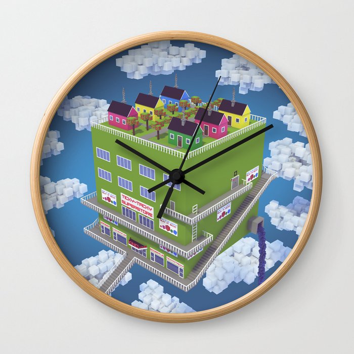 Little Boxes Wall Clock