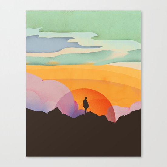 I Like to Watch the Sun Come Up Canvas Print