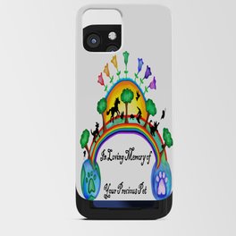  Pet Sympathy Rainbow Bridge  iPhone Card Case