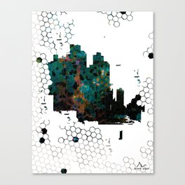 About Buildings and Hives Canvas Print