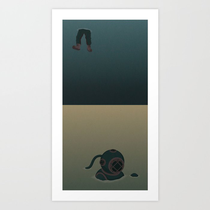 The Diver Art Print