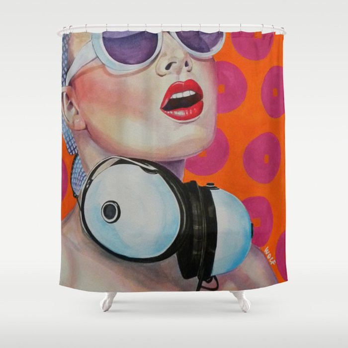 DJ Shower Curtain