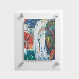 Franz Marc The Bewitched Mill Colorful Artwork (Reproduction) Floating Acrylic Print