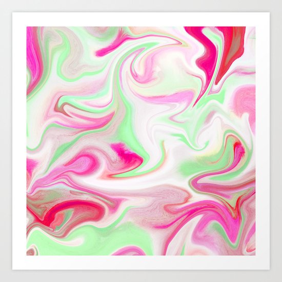 Liquid 4 Art Print