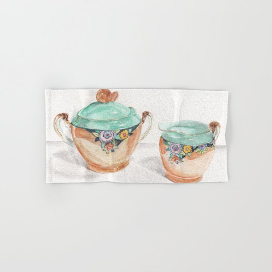 Sugar and Creamer Hand & Bath Towel