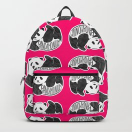 Pandamonium - a funny panda pun Backpack