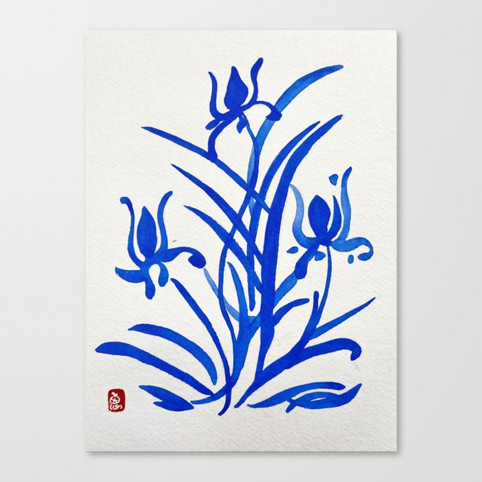 Orchid_Korean Traditional Canvas Print