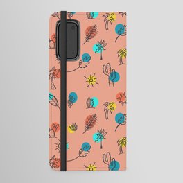 Palm Springs Theme Summer Pattern   Android Wallet Case