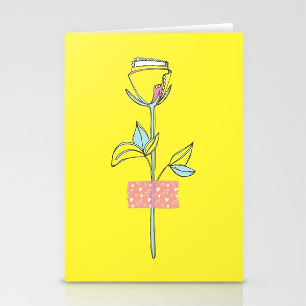 Rosewall (on yellow) Stationery Cards