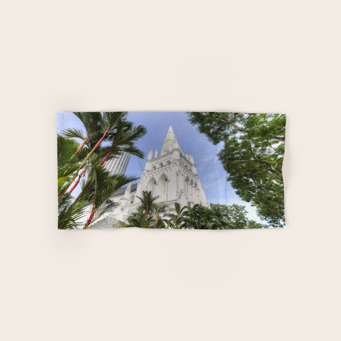 St Andrews Cathedral Singapore Hand Amp Bath Towel By