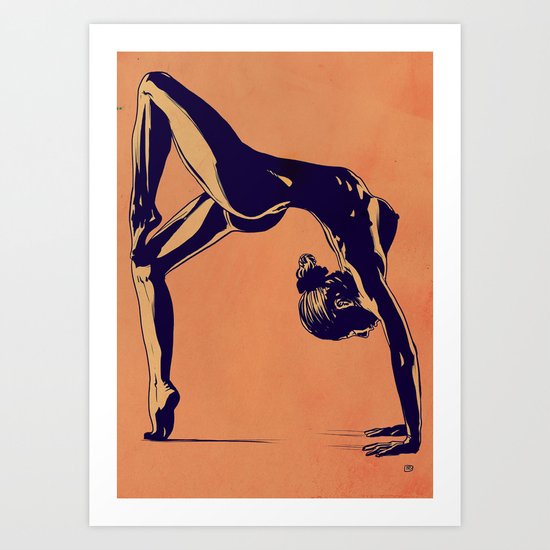 Contortionist Art Print