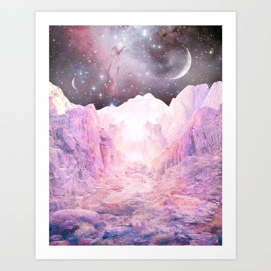Misty Mountains Art Print
