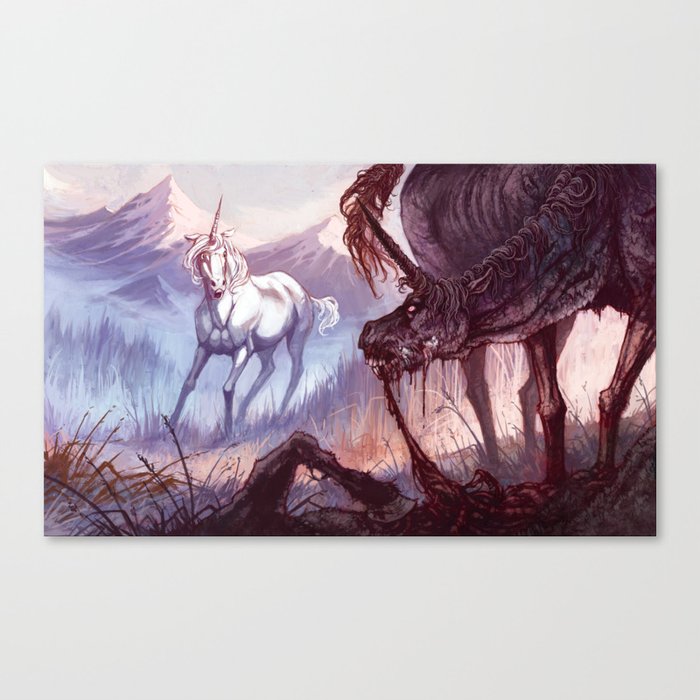 The Rabid Unicorn Canvas Print