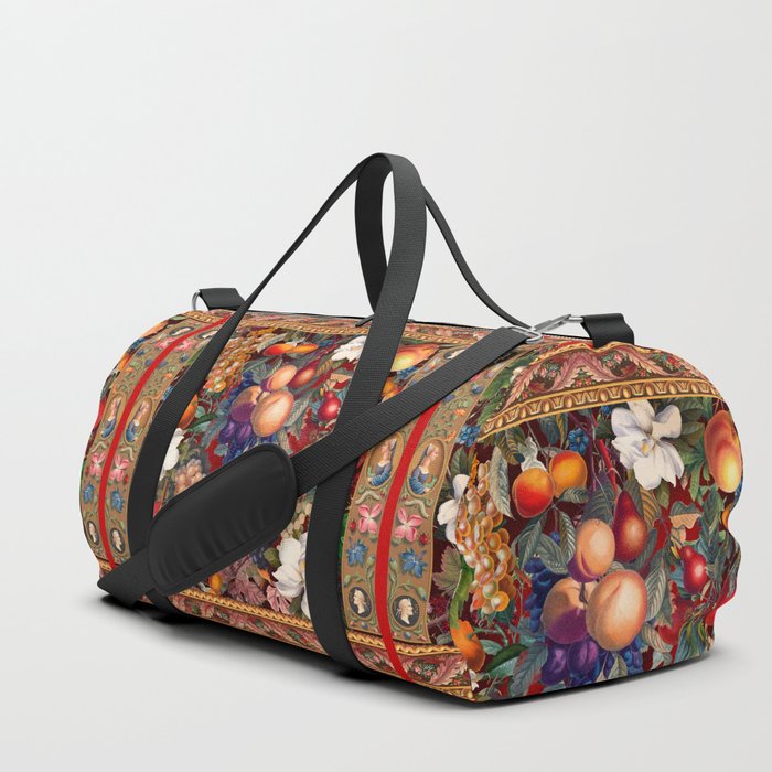 Vintage Fruit Pattern VII Duffle Bag