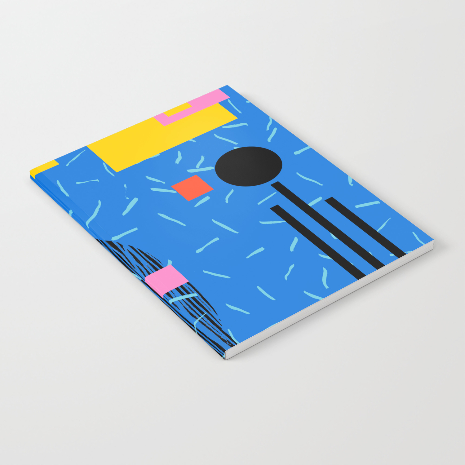 Crank 80s Retro Throwback Minimal Abstract Painting Memphis