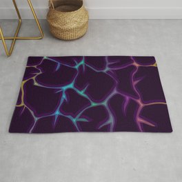 dark stones on a colorful background Area & Throw Rug