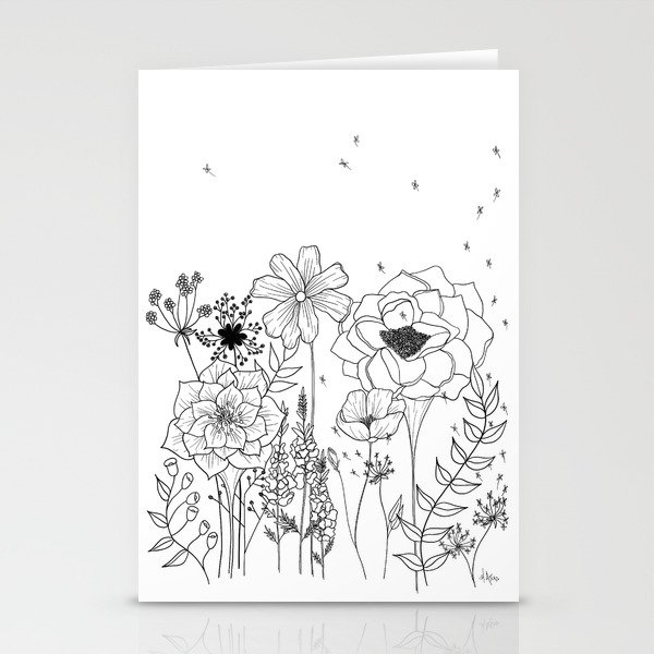 Summer Meadow Stationery Cards