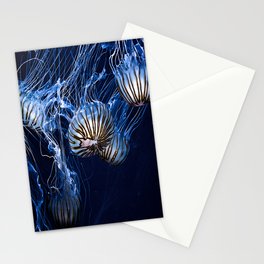Jellyfish swimming Stationery Card