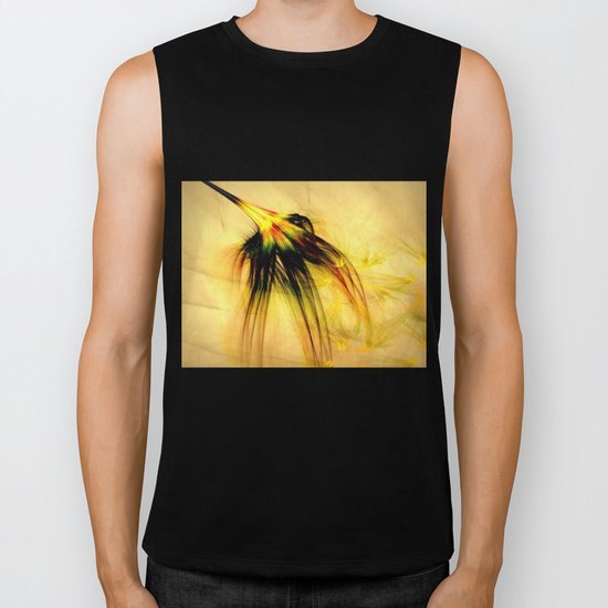 Flower in the Wind 2 Biker Tank