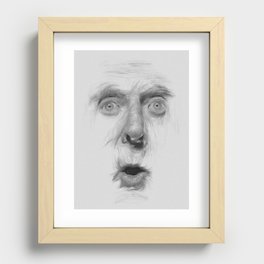 Surprised by fear Recessed Framed Print