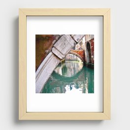 Bridges, Venice Recessed Framed Print