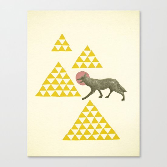 Mountain Wolf Canvas Print