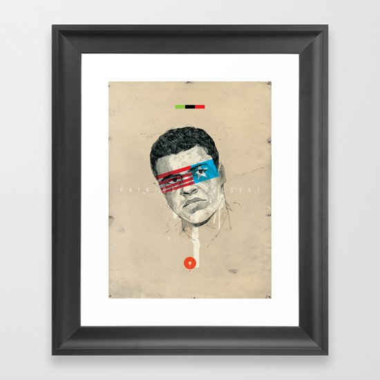Superheroes SF Framed Art Print