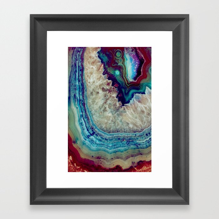 Agate Framed Art Print