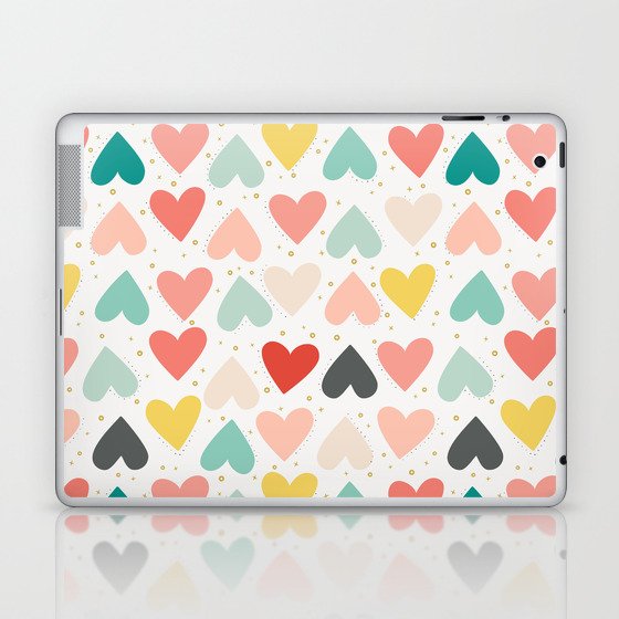 Be My Valentine - Heart Pattern  Laptop & iPad Skin