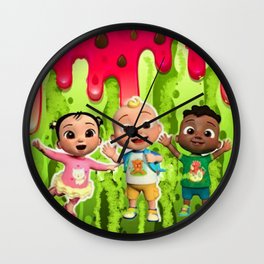 Popular Nursery Rhymes Kids Songs Cocomelon Wall Clock