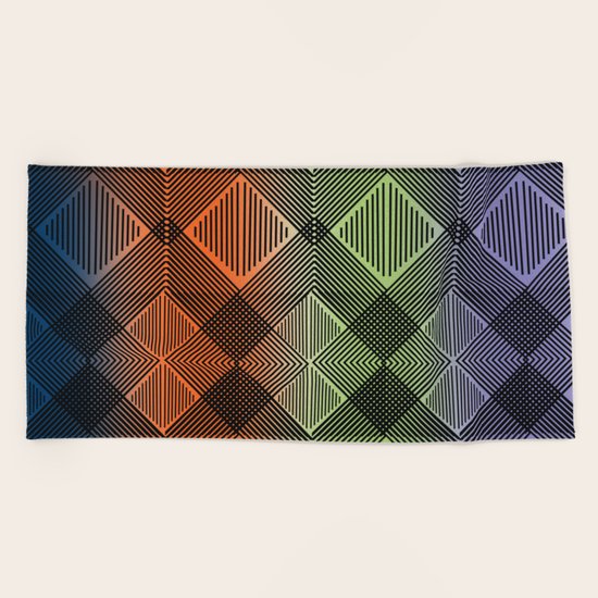 Pattern M 12 Beach Towel