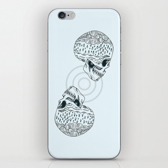 Skull Rain iPhone & iPod Skin