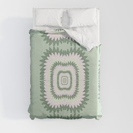 Electric Green Pattern Duvet Cover