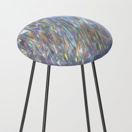 Holographic Crystal Counter Stool