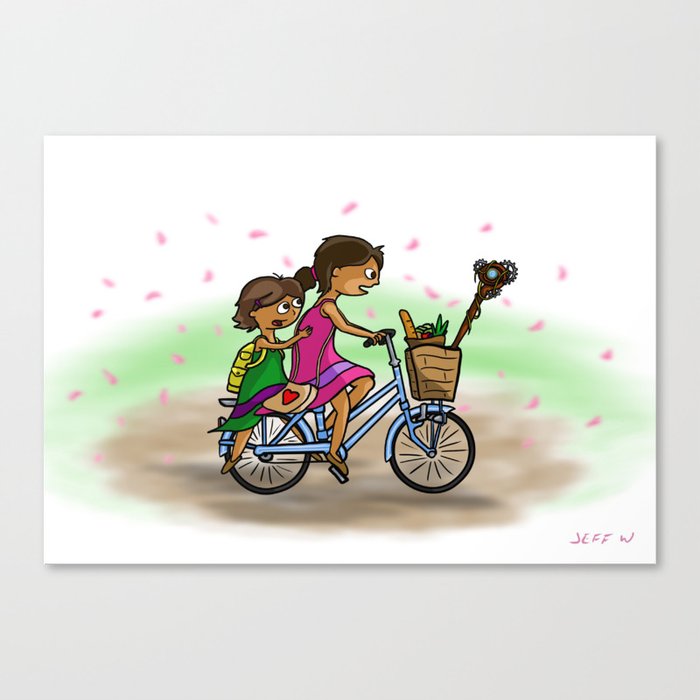 Bike Ride Canvas Print