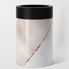 Spliced rose gold marble Can Cooler