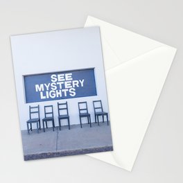 See Mystery Lights - Marfa Texas Photography Stationery Card