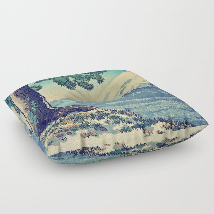 After the Snows in Sekihara Floor Pillow