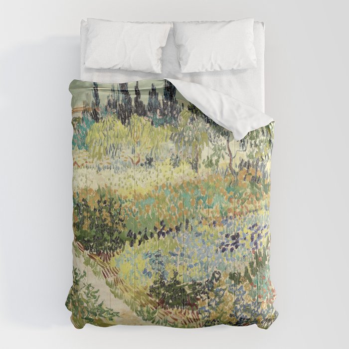 Vincent Van Gogh : Garden at Arles Comforter