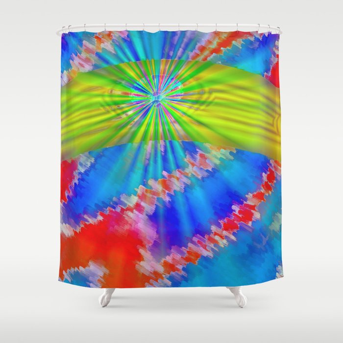 Abstract lighteffects -10- Shower Curtain