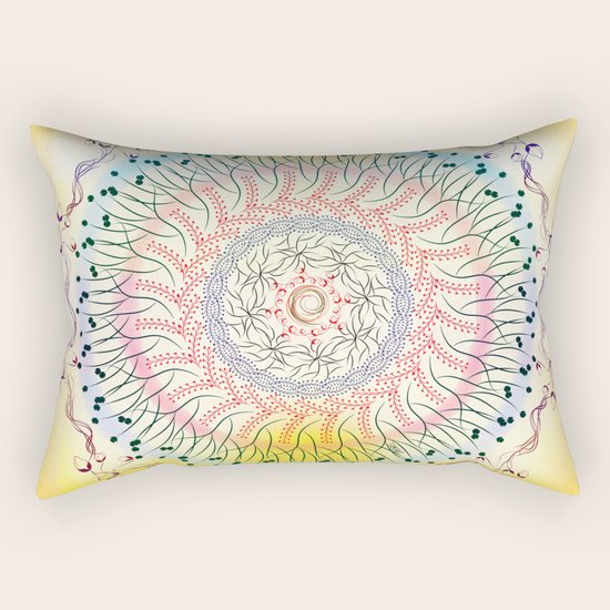 Mandala Rectangular Pillow