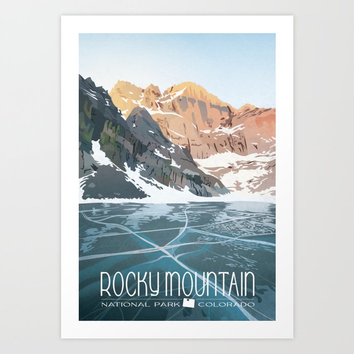 Rocky Mountain National Park  Art Print