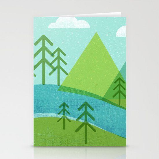 Roll On Columbia Stationery Cards
